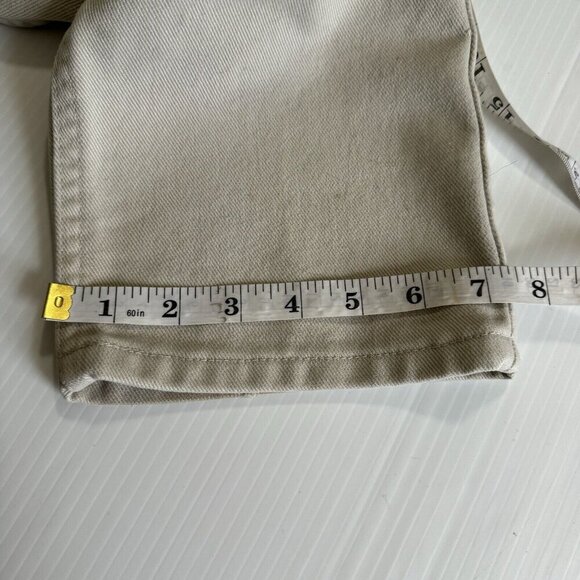 Vintage Levi’s Jeans 512 11 JR L Slim Fit Straight Leg Made In Usa Women’s Beige - Picture 11 of 16